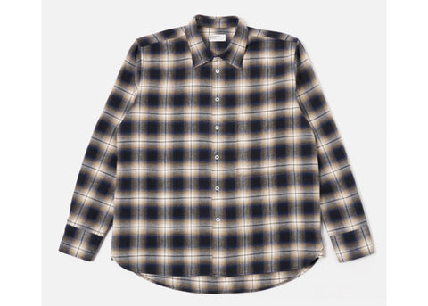 UNIVERSAL WORKS UW Brushed Brushed Flannel Square Pocket Shirt | Wyoming Check