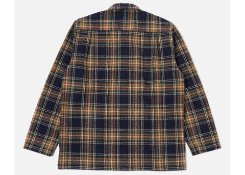 UNIVERSAL WORKS UW Easy Jacket  Woven Lake Check | Navy / Green